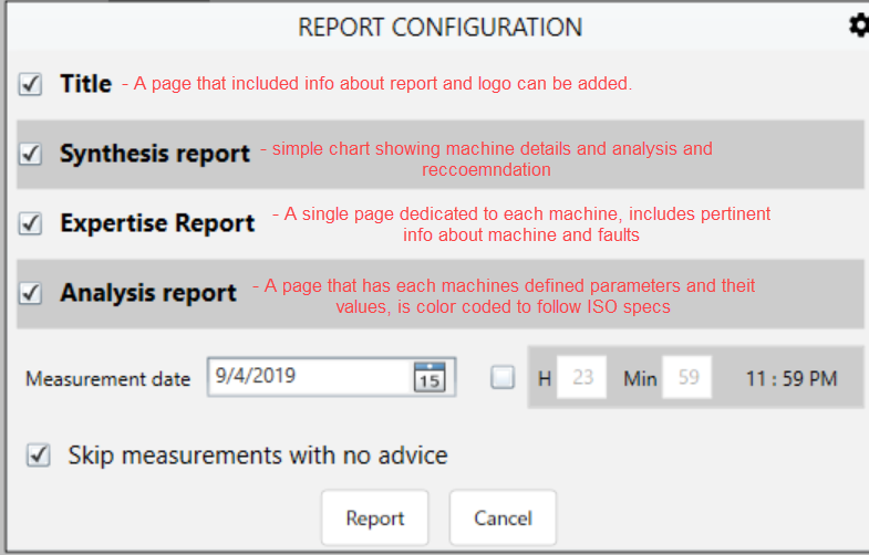 Nest Report Example Generating Global and Special Reports in the NEST - Acoem USA