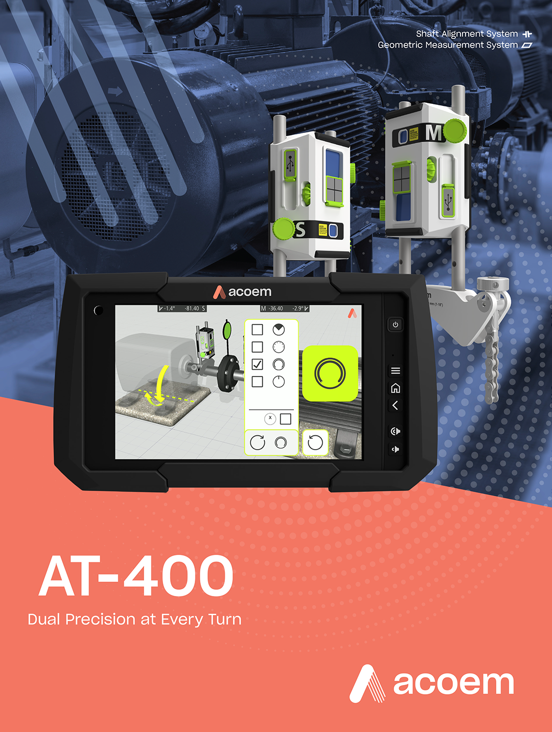 AT-400 - Laser Shaft Alignment Tool - Acoem USA