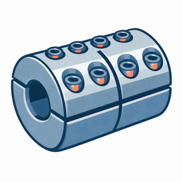 2D illustration of a camp coupling by Acoem USA