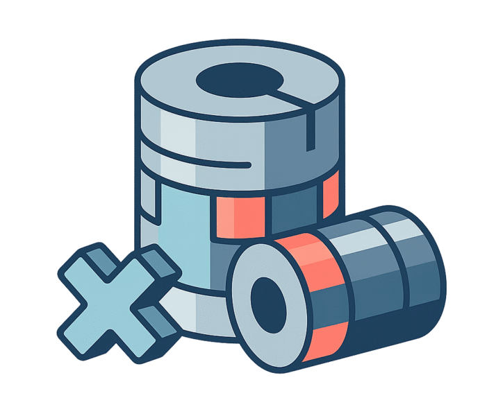 2D illustration of a Jaw Coupling by Acoem USA 