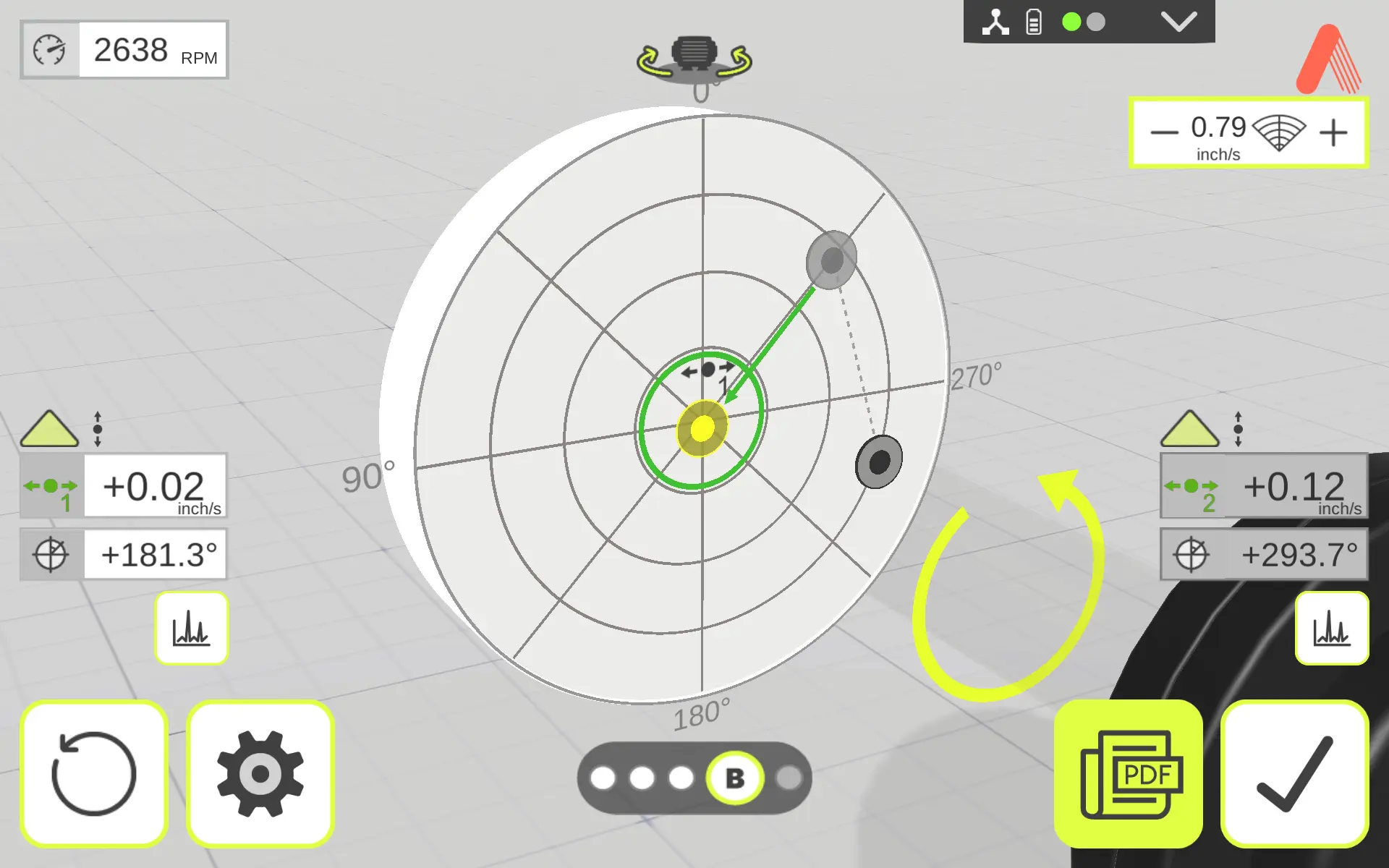 ISO 21940 Correction Radius